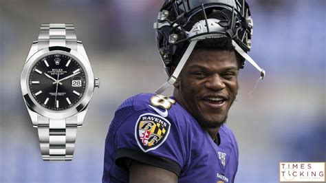 lamar jackson rolex datejust|Lamar Jackson gives his offensive linemen Rolex watches.